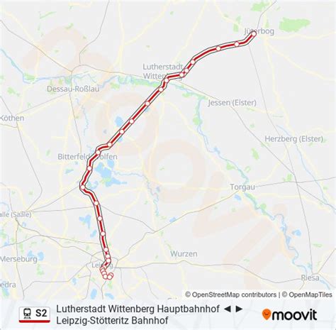 S Route Fahrpl Ne Haltestellen Karten J Terbog Bahnhof