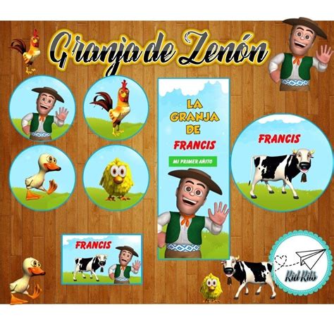 Kit Imprimible Granja De Zenon Canciones De La Granja Y