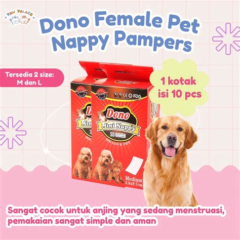 Jual Dono Popok Pembalut Anjing Betina A170 Popok Anjing Betina