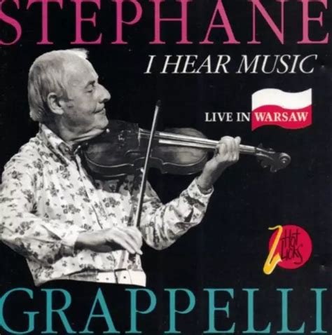 I HEAR MUSIC LIVE in Varsovie Stéphane Grappelli 1993 CD qualité