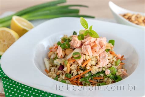 Salada asiática de salmão feiticeirafit br