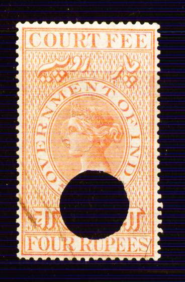 Heritage Of Indian Stamps Site British India Queen Victoria Qv Court