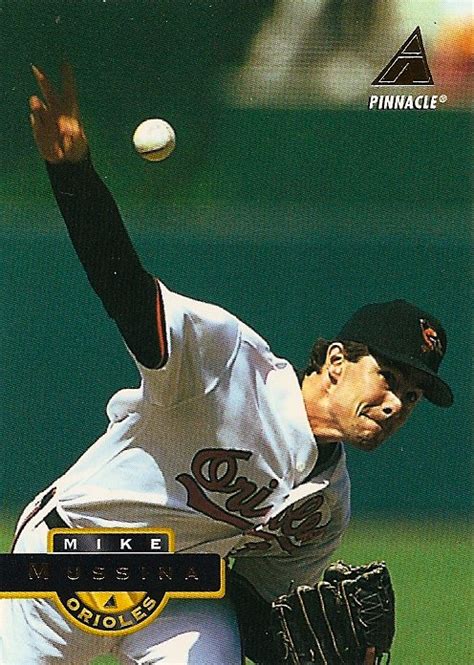 Orioles Card "O" the Day: Mike Mussina, 1994 Pinnacle #295