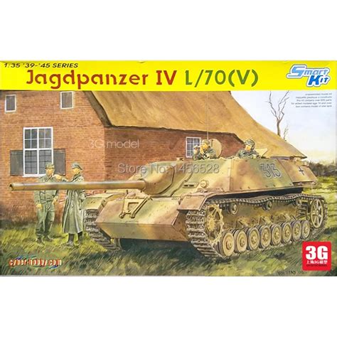 Dragon plastic scale model 6166 1/35 scale tank jagdpanzer IV Assembly ...