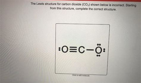 Answered: The Lewis structure for carbon dioxide… | bartleby