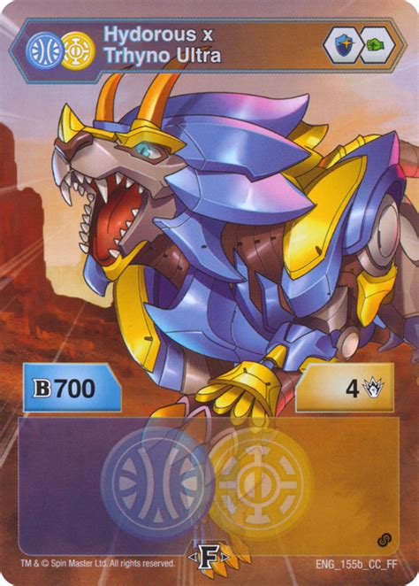 Aquos Aurelus Hydorous X Trhyno Ultra Fusion Force The Bakugan Wiki