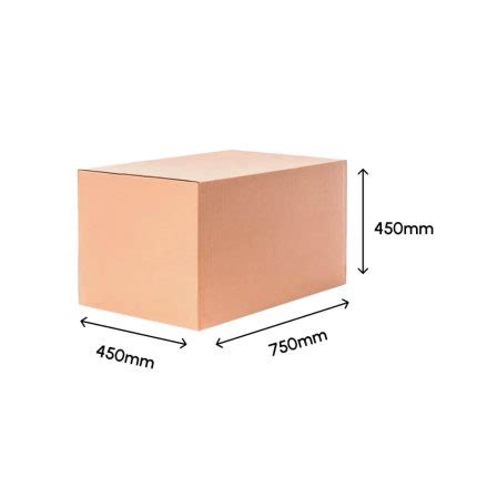 Double Wall Cardboard Box 24 x 24 x 24 in - Pack of 10 - Boxomatic