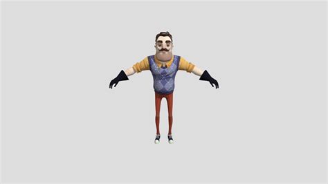 Hello Neighbor 2 Neighbor Download Free 3d Model By Lildroid