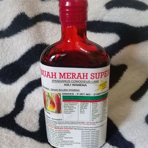 Jual Minyak Sari Buah Merah Super Papua Asli Wamena Sari Baliem Kemasan