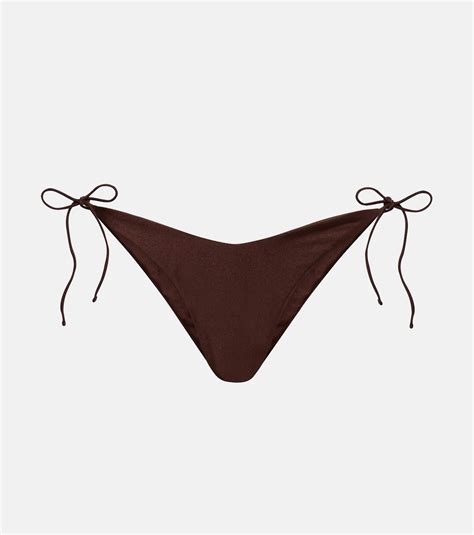Kaia Bikini Bottoms In Brown Jade Swim Mytheresa