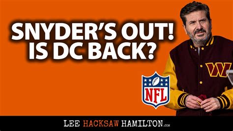 Dan Snyder Fined 60m Commanders Sold Washington Nfl Fans Rejoice Youtube