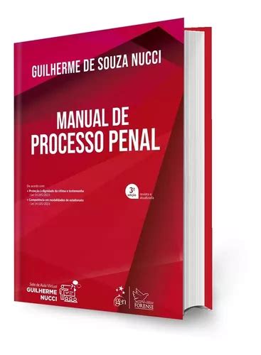 Manual De Processo Penal 3ª Edição 2022 Guilherme Nucci Frete grátis