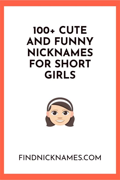 100+ Cute and Funny Nicknames for Short Girls — Find Nicknames