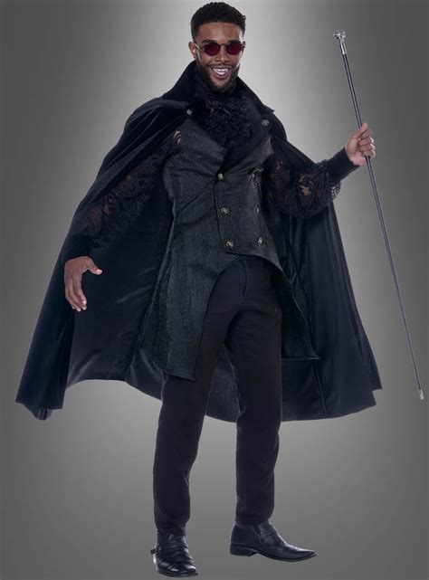 Dark Vampire Adult Costume black buy here at Kostümpalast