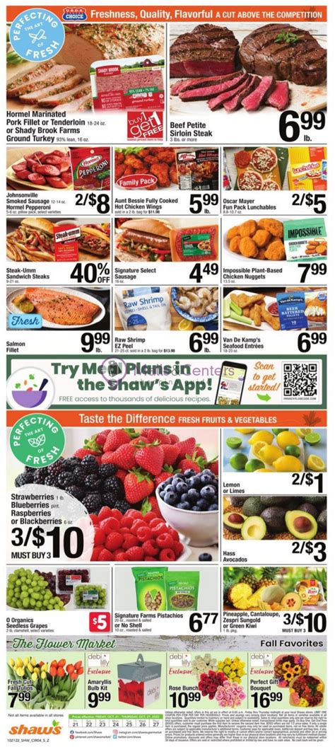 Shaws Weekly Ad - sales & flyers specials - MallsCenters