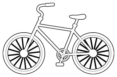 Rower Kolorowanka Kolorowanki Wydrukowania Sketch Coloring Page