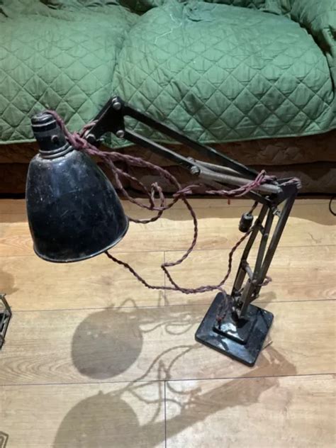 VINTAGE HERBERT TERRY ANGLEPOISE Lampe Schreibtischleuchte Beleuchtung