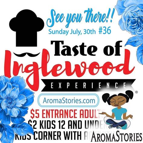 Visit Aromastories This Sunday At Taste Of Inglewood In Centinela Park