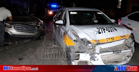 Hoy Tamaulipas Accidente En Tamaulipas Ebrio Ignora Alto Y Causa