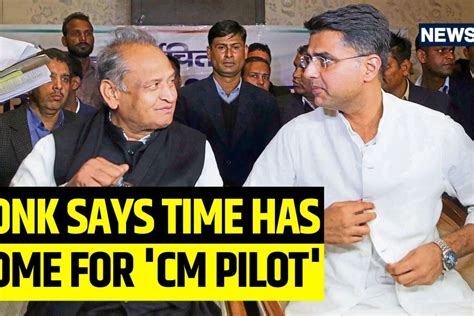 Sachin Pilots Time To Soar As Cm Has Come Thinks Tonk News