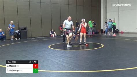 100 Lbs Round Of 16 Julianne Moccia Team Maryland Vs Olivia Degeorgio Team Texas Youtube