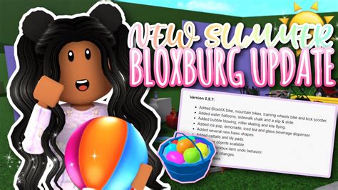 New Bloxburg Summer Update Update Roblox Bloxburg