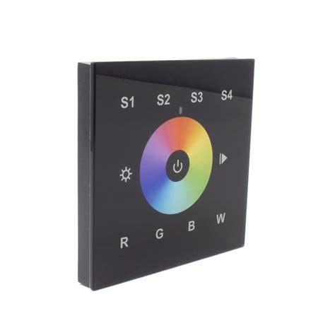 Sunricher RF RGBW Wall Control Panel Black LED Technologies