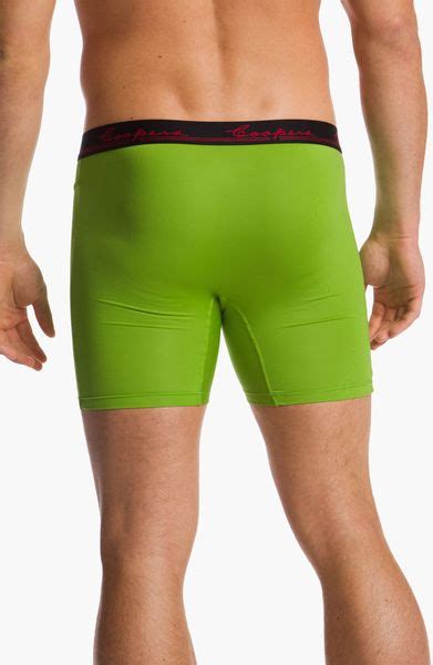 Coopers By Jockey Midway Boxer Briefs In Green For Men Lyst