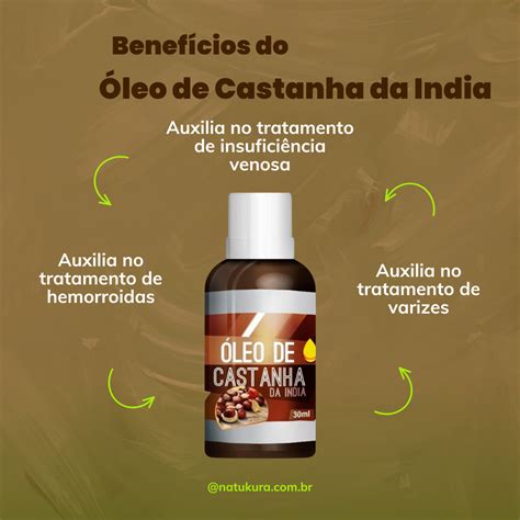 Óleo Vegetal de Castanha da Índia 30ml EPA Naturais Natukura