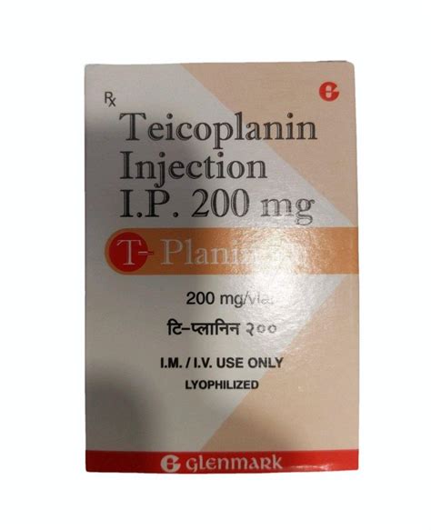 Teicoplanin Injection IP 200 Mg At Rs 1247 Piece Pharmaceutical