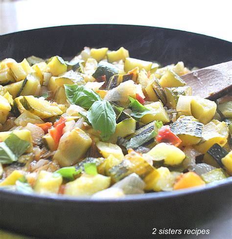 Easy Italian Zucchini Stew 2 Sisters Recipes By Anna And Liz