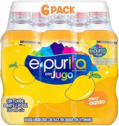 Epura Epurita Con Jugo De Mango Agua De Sabor Para Ni Os Contenido