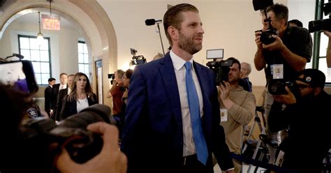 Donald Trump Jr And Eric Trump Are Set To Take Stand At Fraud Trial The New York Times