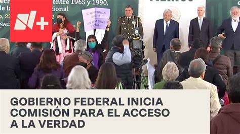 Protestan en inicio de actividades de Comisión para esclarecer Guerra