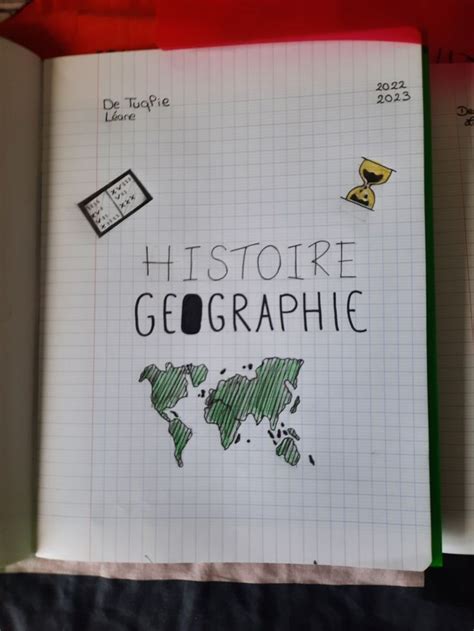 Page De Garde Histoire G Ographie Rentre Pages De Garde