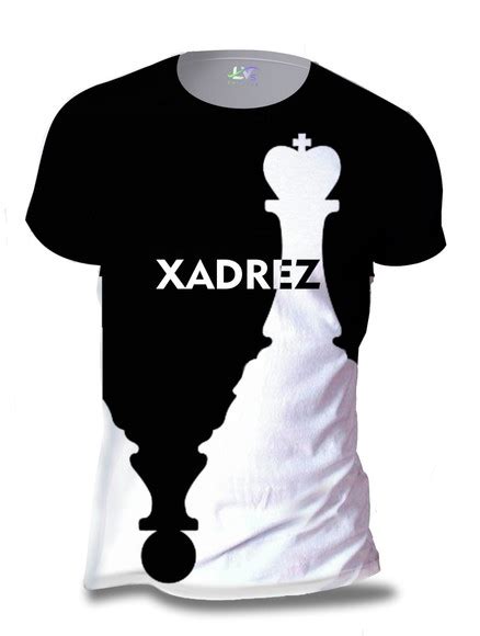 Camiseta Jogo Xadrez Pe As Personalizada Estampada Xdz Elo