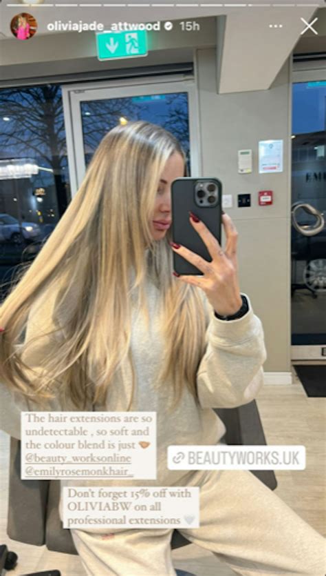 Olivia Attwood shows off natural hair amid Real Housewives rumours