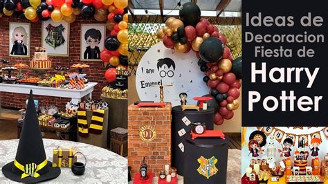 Ideas De Decoracion Fiesta De Harry Potter Youtube