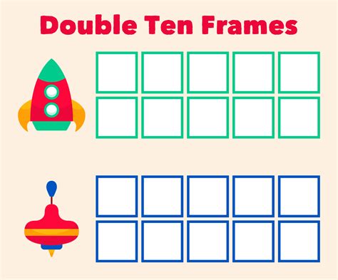 Double Ten Frame Printable