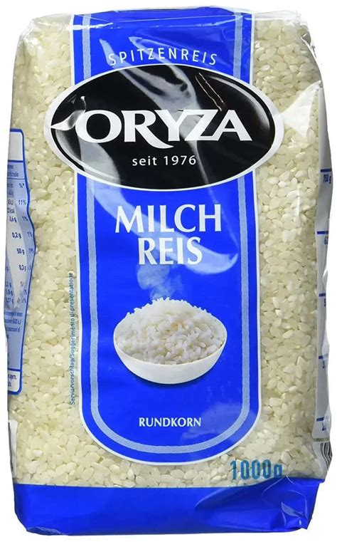 Oryza Milchreis Rundkorn X Kg F R Inkl Prime Versand