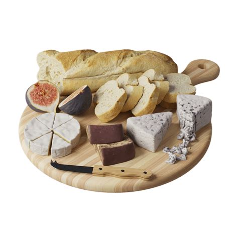 cheeses fig food platter models poliigon