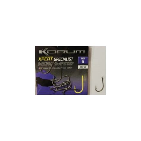 Korum Xpert Specialist Barbed Hook