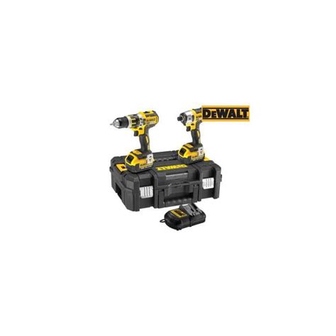 Dewalt 18v Combi Drill Dcd795 Impact Driver Dcf887 Twin Kit With 2 X