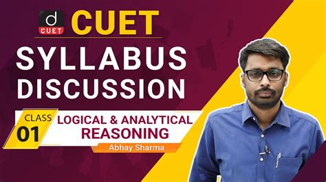 Cuet Syllabus Discussion Logical Analytical Reasoning Drishti