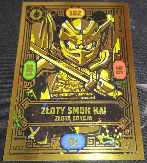 Lego Karta Ninjago Le S Z Oty Smok Kai Z Ota Libi Kup Teraz