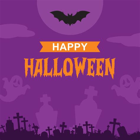 Happy Halloween Post 29709959 Vector Art At Vecteezy