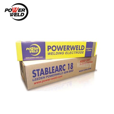 POWERWELD STAINARC 316L 16 STAINLESS STEEL ELECTRODE HARDY GASES