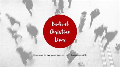 Radical Christian Lives Sexuality Logos Sermons