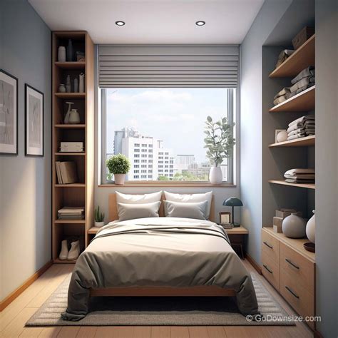 15 Tiny Bedroom Layouts That Work Really Well | GoDownsize