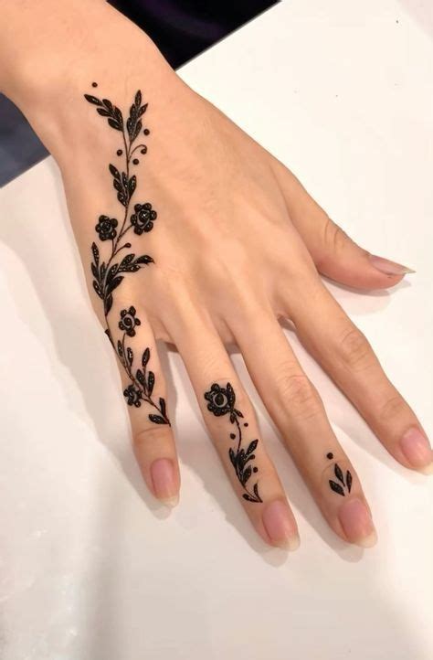 Pin By Lieke On Mehndi In 2024 Simple Henna Tattoo Henna Tattoo